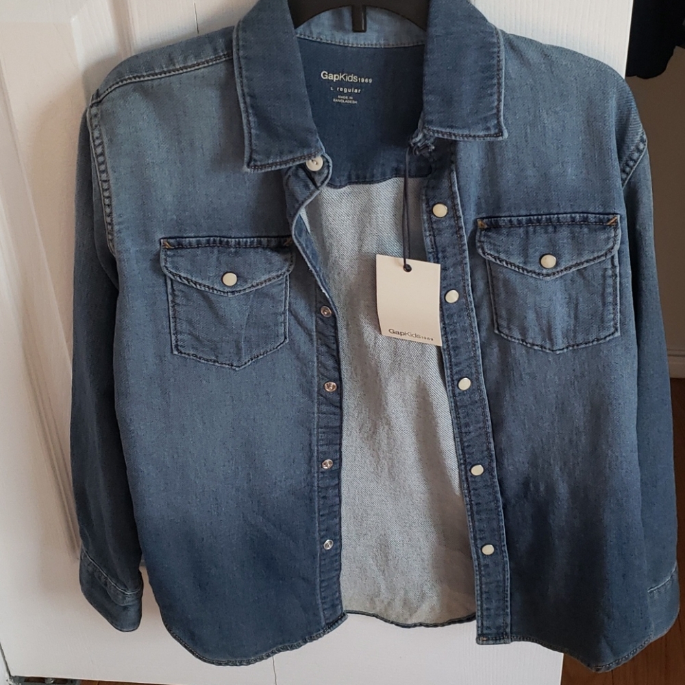Brand new heavy jeans shirt